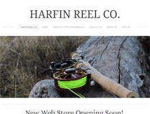 Tablet Screenshot of harfinflyreels.com
